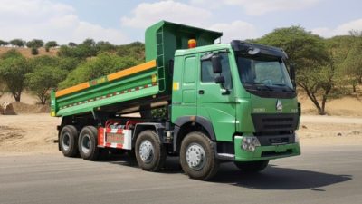 XE BEN HOWO 4 CHÂN THÙNG ĐÚC 14 KHỐI