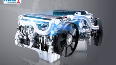 Xe đầu kéo Howo Man SITRAK TH7 460hp - động cơ - 2