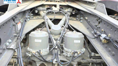 khung gam howo h7 460hp- dong co man