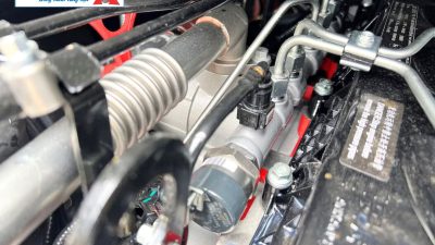 Hệ thống phun nhiên liệu common-rail + SCR chenglong