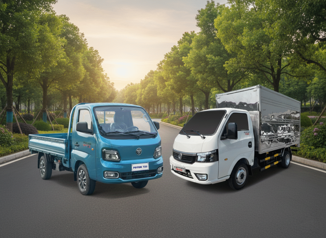 So sánh xe tải Veam và xe tải TMT