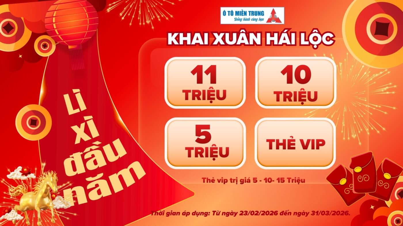 Xe mới lăn bánh - Lì xì trao tay - Vạn dặm bình an