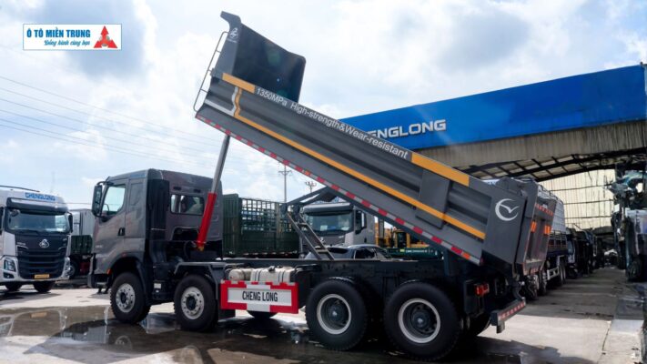 Thùng Ben Thép NM450 & Tháp Ben HYVA