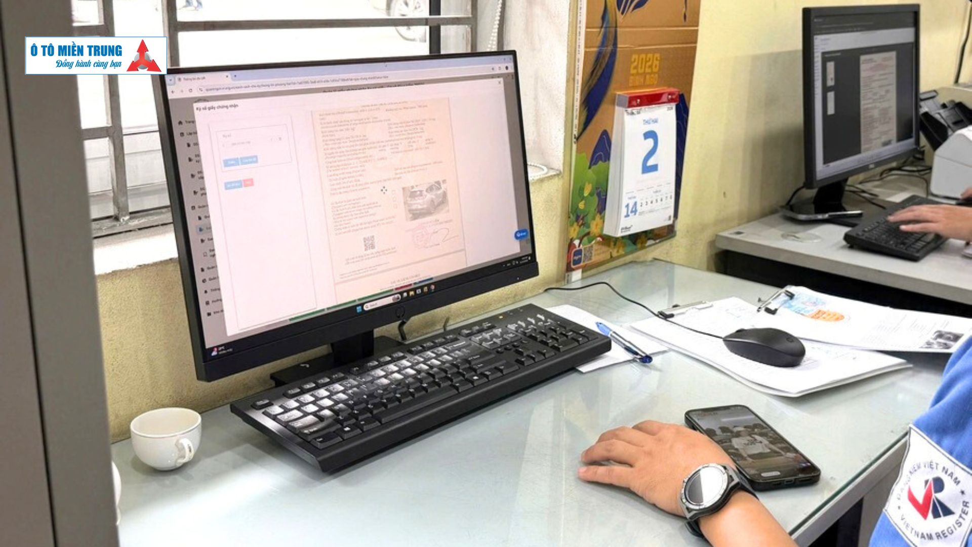 Giấy đăng kiểm điện tử từ tháng 1 năm 2026