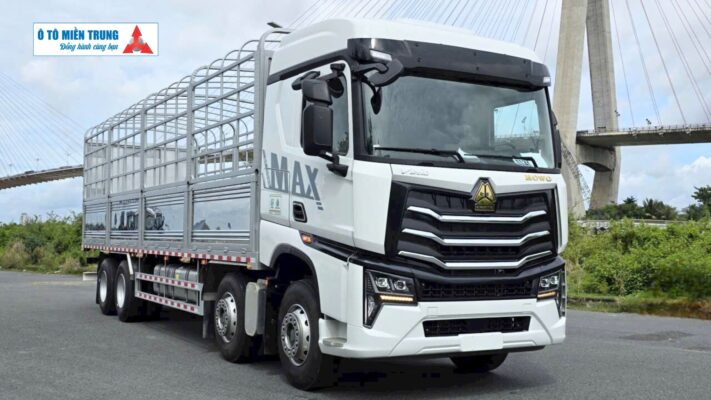 Ngoại thất xe tải thùng howo mạnh me