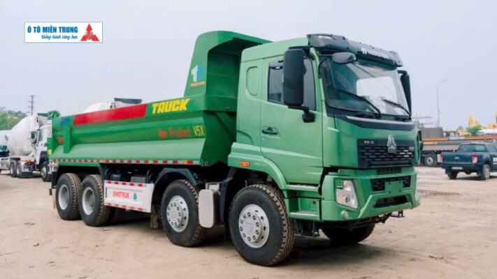 NGOẠI THẤT MẪU XE BEN V5X 350 HP 2026