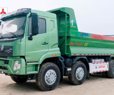 XE BEN HOWO 4 CHÂN V5X 350 HP THÙNG ĐÚC