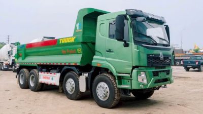 XE BEN HOWO 4 CHÂN V5X 350 HP THÙNG ĐÚC
