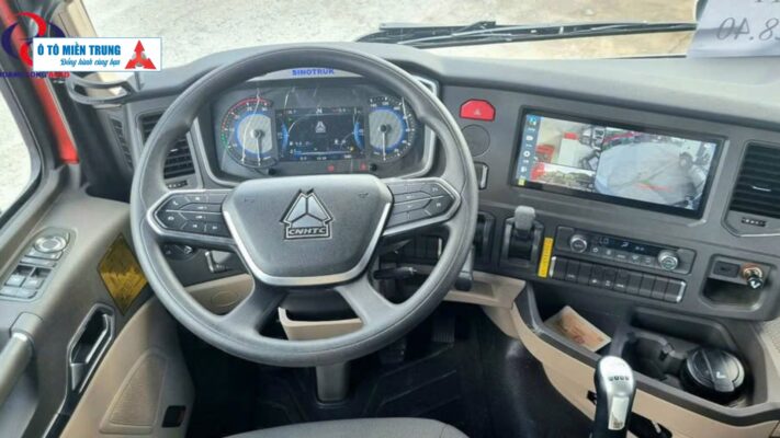 Nội thất của xe Sitrak T7H