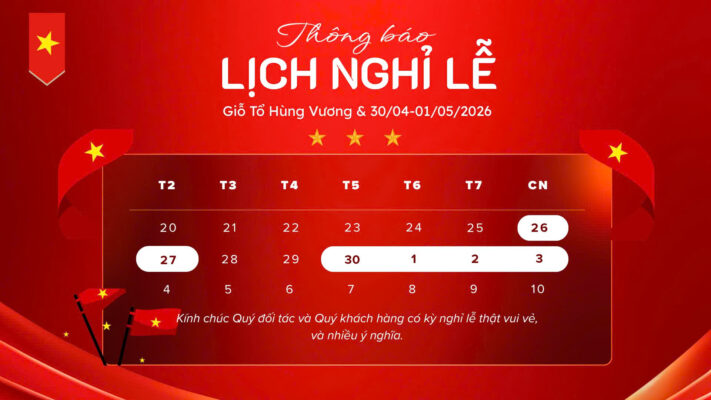 Lịch nghỉ lễ 30/4 và 1/5 năm 2026