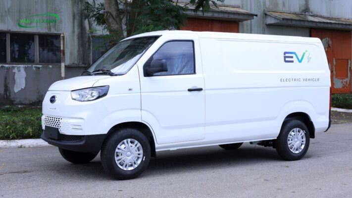 Hình ảnh xe van điện E5 tải trọng 945kg ra mắt phiên bản thương mại 5/2026