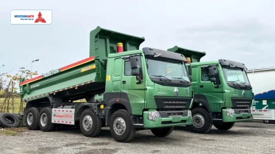 HOWO V7G 380HP 4 chân (8x4) thùng U đúc phiên bản 2026