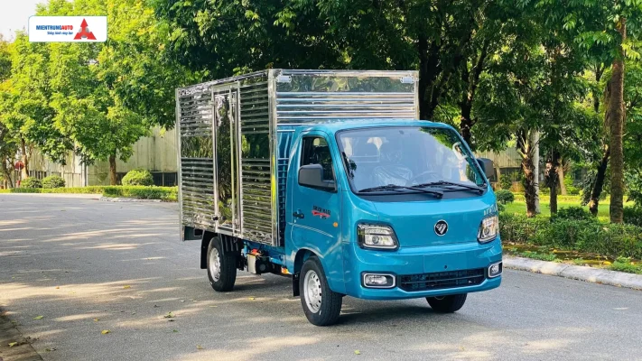 Xe Tải Nhẹ Veam T25 - Thùng Kín Màu Xanh Ngọc