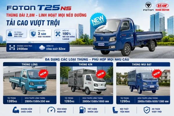 Xe tải nhẹ Vean Foton T25NS