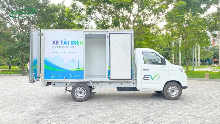 Xe tải điện X5 với phiên bản thùng kín 1495Kg