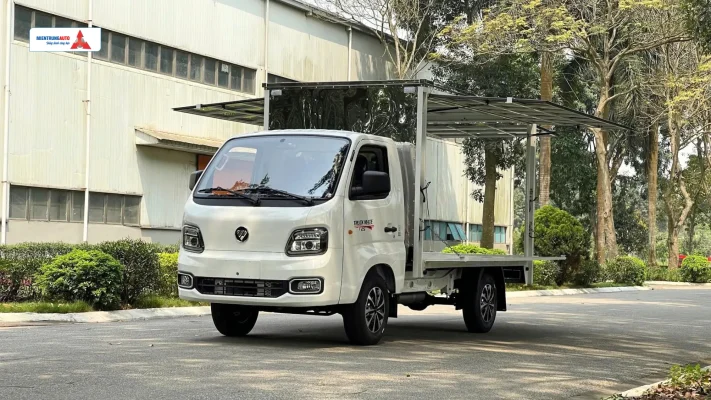 Thùng Cánh Dơi (Bán hàng lưu động) trên Veam T25/T25S