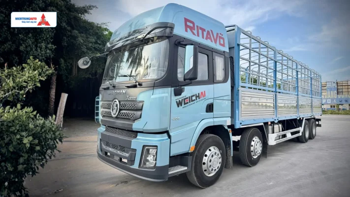 xe tải Shacman 4 Chân X3000 400HP