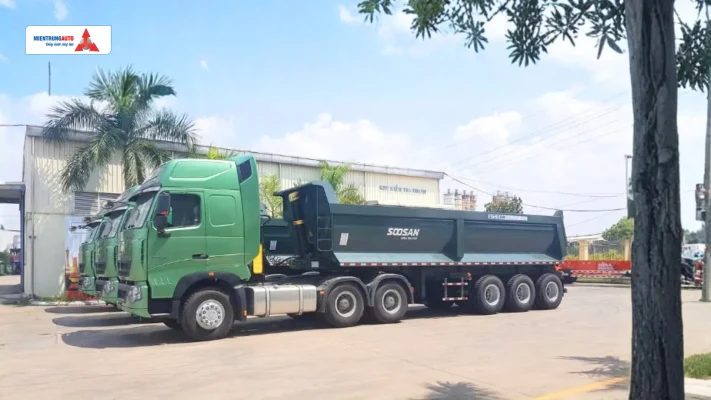 Sơ mi rơ moóc Đại lý tại Thanh Hoá